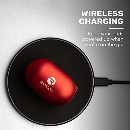 Raycon日常的なBluetoothワイヤレスイヤホン-ステレオサウンドインイヤー型BluetoothヘッドセットTrue Wireless Earbuds 32 Hours Playtime (Matte Red) Raycon日常的なBluetoothワイヤレスイヤホン ステレオサウンドインイヤー型BluetoothヘッドセットTrue Wireless Earbuds Hours Playtime Matte Red Everyday