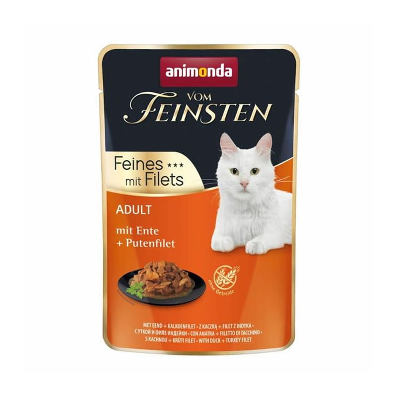 アニモンダ デリ 鴨・ターニーフィレ 成猫用 85g（83063）26個 アニモンダ 猫 フォムファインステン デリ 鴨・ターキーフィレ 85g