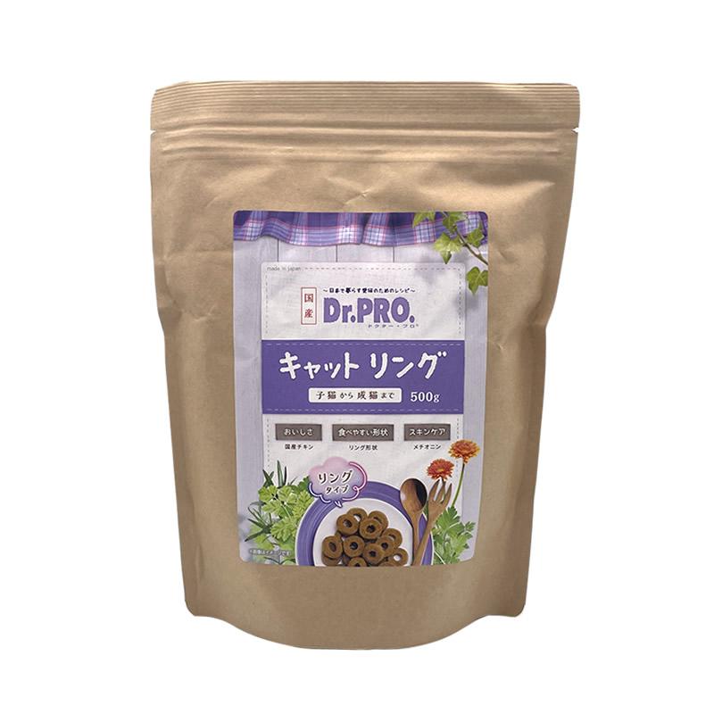 ニチドウ ドクタープロ 猫 キャットリング 500g キャットフード 国産