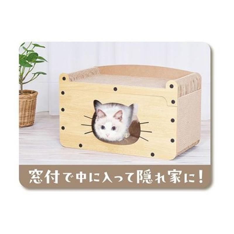 Petio（ペティオ） くつろげる ねこまどつめみがきハウス 猫用 つめ