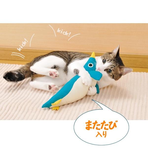 Petio けりぐるみ ペンギン 猫用品 猫じゃらし おもちゃ ペティオ｜nekobatake｜02