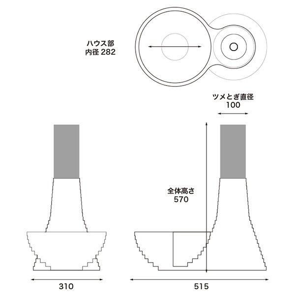 ニャンダフル・爪とぎ 「ポール＆ボウル」 ／ 猫用 ファニチャー 爪とぎ ECOでおしゃれなデザインのこだわり品 日本製ダンボール |  | 05