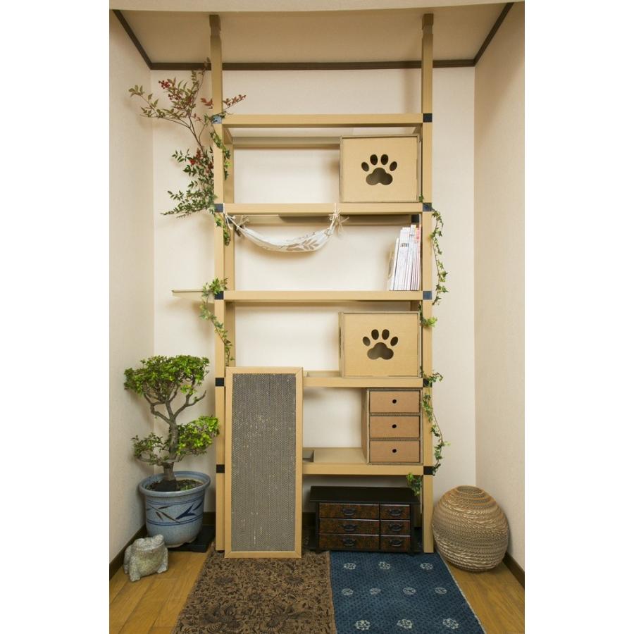 3段収納BOX ニャンダフルシェルフ オプション品 ／ 猫用 ECO おしゃれデザイン 日本製 |  | 02
