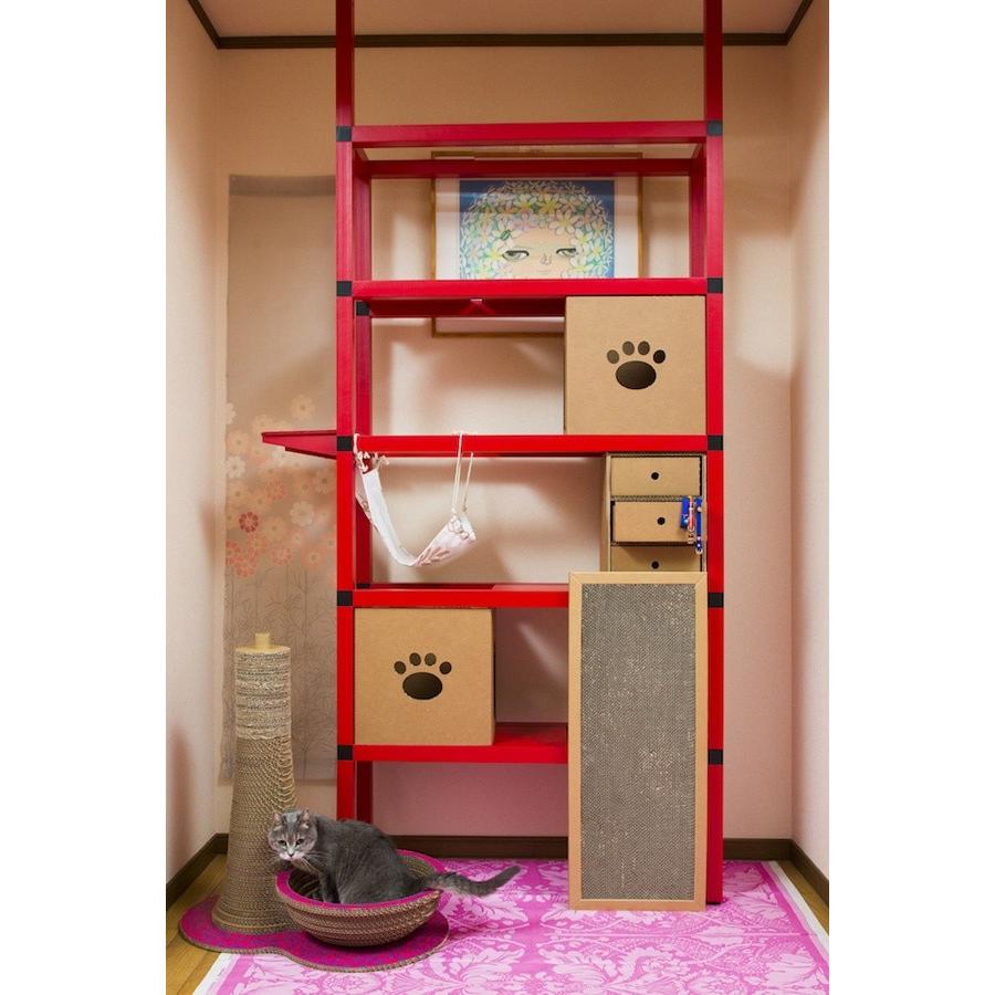 ニャンダフルシェルフ mini カラー<レッド> BOX色無し