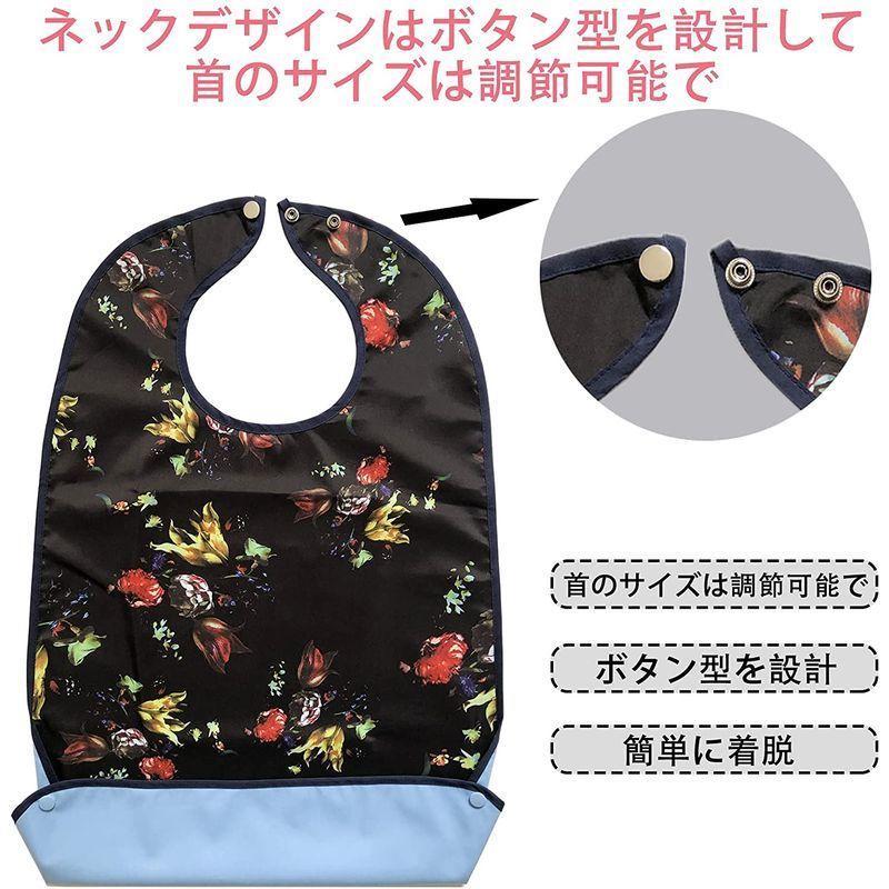 人気沸騰ブラドン Lilux 介護エプロン 食事用エプロン 大人ビブ エプロン 撥水加工 介護用品 大人用 高齢者 シニア 食べこぼし防止 汚れにくい 洗いや Discoversvg Com