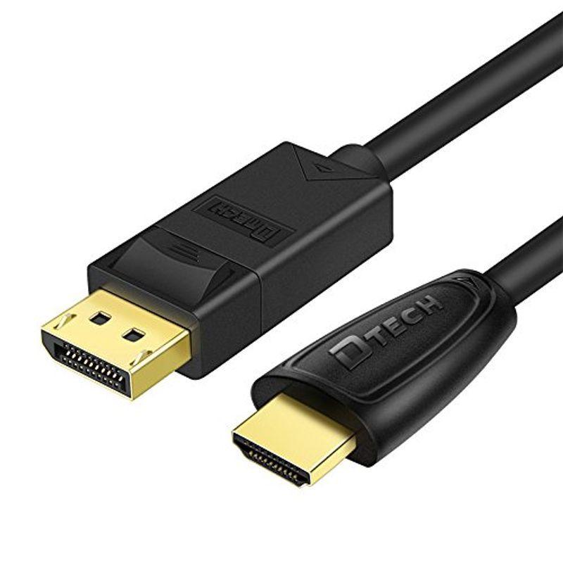 DisplayPort 有名なブランド HDMI 変換ケーブル DTECH DP to HDMIケーブル 音 【88%OFF!】 HD 1080P オスオス 60Hz Full