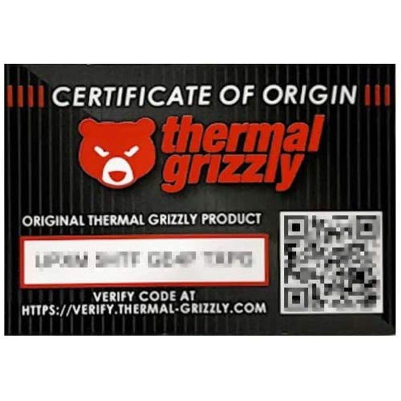 素晴らしい品質 正規品 親和産業 ドイツ Thermal Grizzly 38×38×0.2 Carbonaut