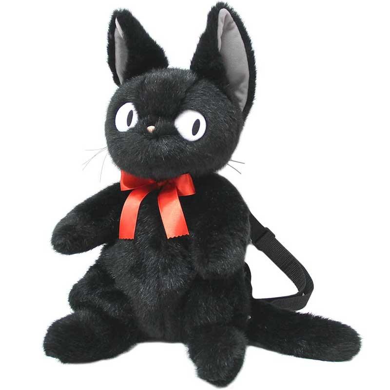 スタジオジブリ 黒猫のジジ リュックサック ぬいぐるみ 猫 ねこ 魔女の宅急便 黒猫 ジジ 猫リュック サブリュック バックパック k-810 ...