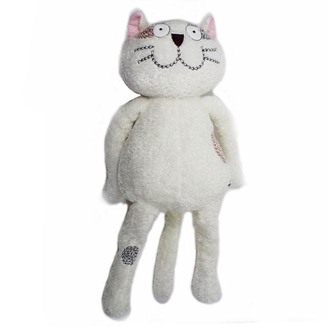 くたくた猫 ぬいぐるみ ｌ ホワイト マンハッタナーズ 猫グッズ 猫雑貨 猫 ねこ ネコ Ma77 0512 Wht ねこのざっか屋さん ネコランド 通販 Yahoo ショッピング