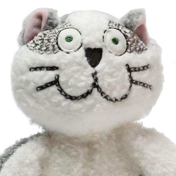 【最終値下げ】マンハッタナーズ　くたくた猫　ビッグサイズ　グレー くたくた猫 ぬいぐるみ S マンハッタナーズ 猫グッズ 猫雑貨