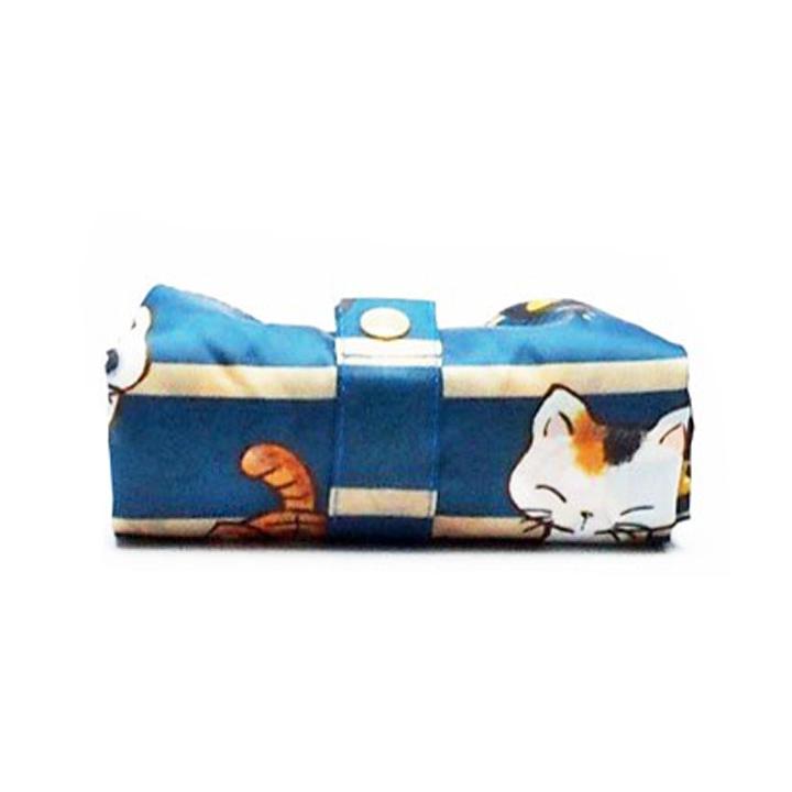 在庫限り特価】 やまねこ（やまねみえこ） ファスナー付エコバッグ