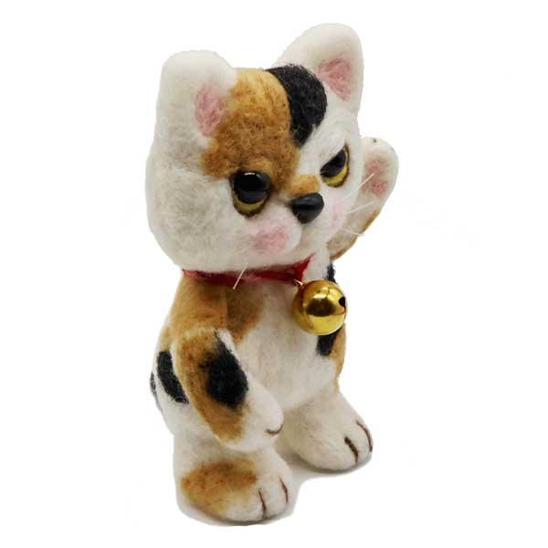 羊毛フェルト 猫 茶白猫雑貨 ぬいぐるみ マスコット Amazon | 羊毛フェルトで作る白猫と茶トラネコのふわふわ