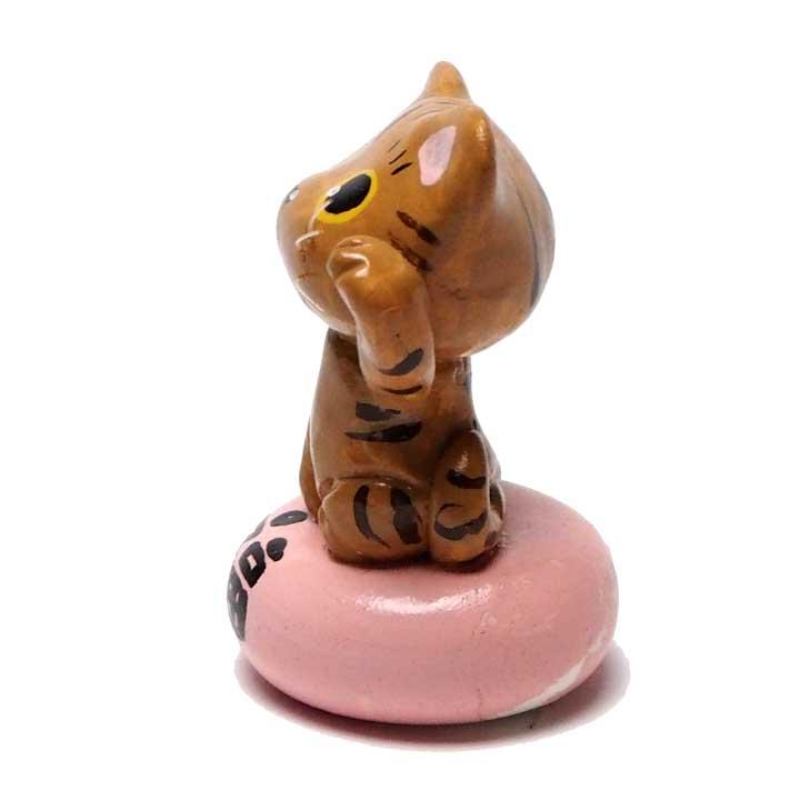 在庫限り特価】 猫の置物 福猫 やまねこさん手作り猫グッズ やまねこ