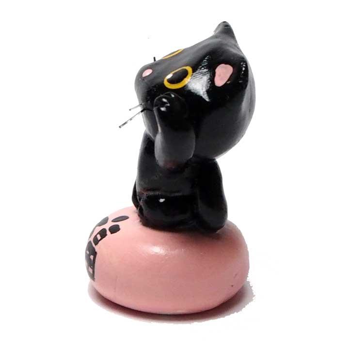 猫の置物 福猫 やまねこさん手作り猫グッズ やまねこ 手作り猫グッズ