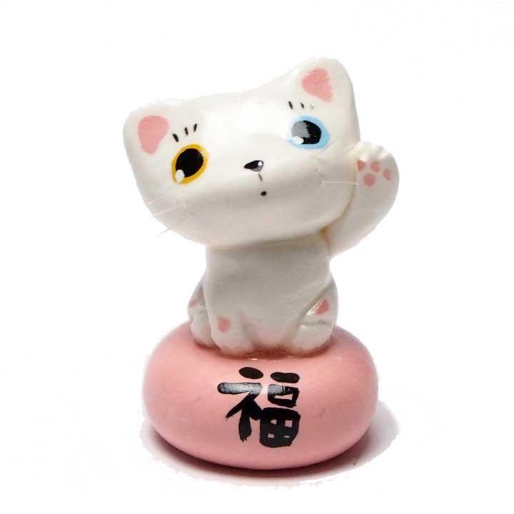 猫の置物 福猫 やまねこさん手作り猫グッズ やまねこ 手作り猫グッズ
