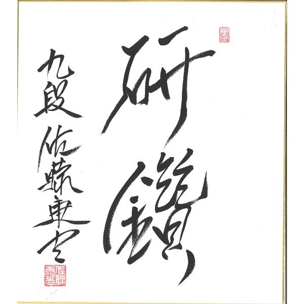 棋士直筆色紙】佐藤康光九段 将棋 棋士 色紙 : 将棋ねこまどShop