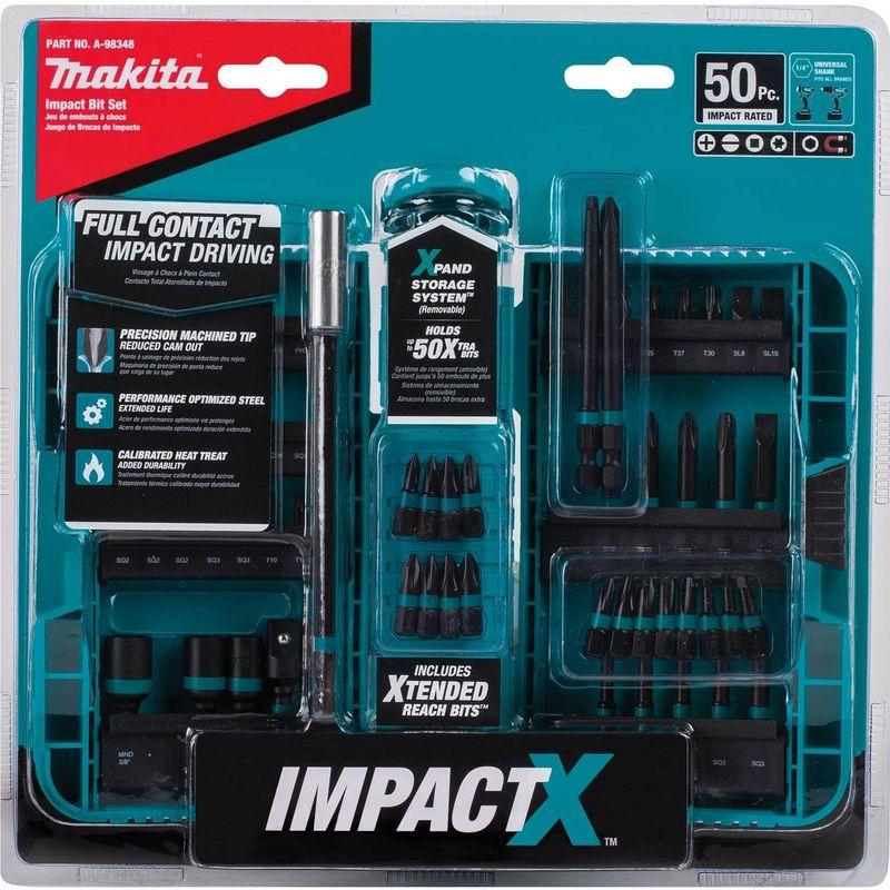 100％本物保証 Makita A-98348 50 Pc。ドライバビットセット