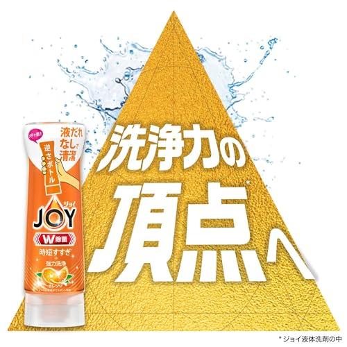 【まとめ買い】 ジョイ W除菌 食器用洗剤 ピンクグレープフルーツの香り 逆さボトル 290mL + 詰め替え 超特大ジャンボ 1490mL｜nekoneko39｜03