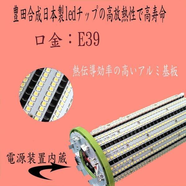 クリアランス卸売 軽量型 150WLEDコーンライト 150w LED水銀ランプ E39 消費電力150W 24000LM 発光角度360度 電球色