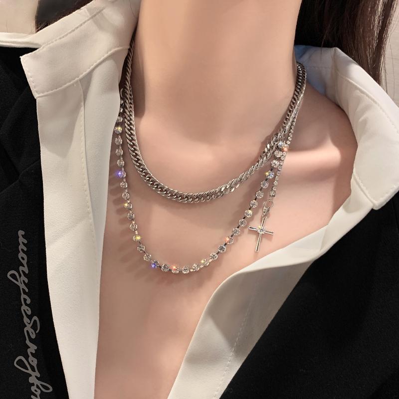 アクセサリー ネックレス ペンダント レディース ファッション キラキラ 韓国 ストリート ダンス 衣装 ヒップホップ Hiphop アクセサリー 原宿系 プレゼント Ls 99 ねこねこねこshop 通販 Yahoo ショッピング