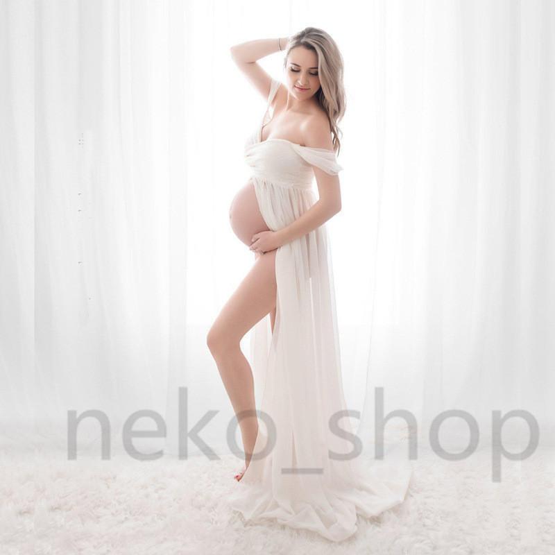 マタニティドレス 妊婦 マタニティフォト ワンピース ベアトップ ロングドレス ウェディング オンラインショップ 妊婦写真 記念 セクシー 妊婦服 写真撮影 マタニティワンピース