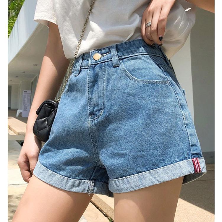 着痩せ デニム ネイビー レディース ショートパンツ デニム 短パン ベーシックデニム 正統タイプ ボトムス ズボン ロールアップショート T Esnz3091 ねこねこねこshop 通販 Yahoo ショッピング