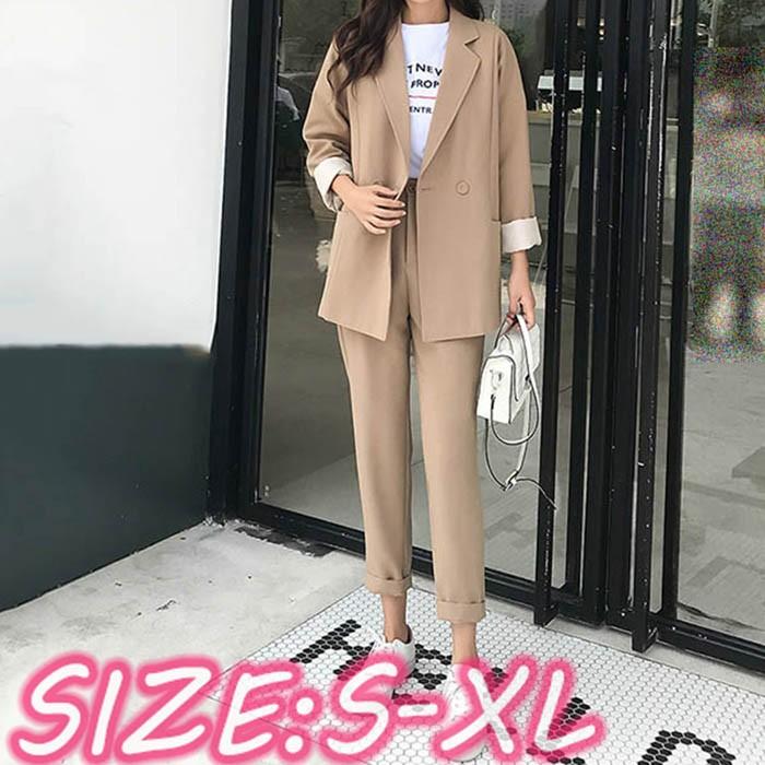 セットアップ レディース ワイドパンツ 秋 冬 新作 スーツパンツ スーツジャケット オフェンスツーピース オシャレ 代 30代 T Xlrq2210 ねこねこねこshop 通販 Yahoo ショッピング