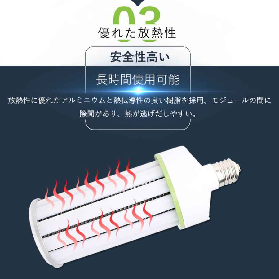 水銀灯からledへ交換 水銀灯交換用 水銀灯800W 相当 明るい16000LM E39口金 80W 水銀灯hf400x LED水銀ランプ ハロゲン電球 水銀灯ランプ 倉庫 工場 昼光色｜nekonekoneko｜05