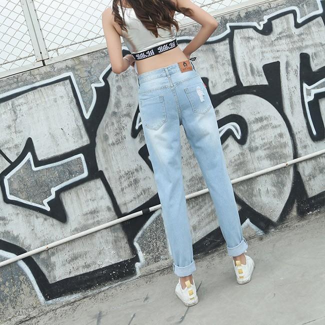 着痩せ 刺繍 ボトムス イラスト ダメージデニムパンツ レディース ジーンズ ジーパン ロング丈 ゆったり スリムパンツ長ズボン ストレート パンツ W Esnz2781 ねこねこねこshop 通販 Yahoo ショッピング