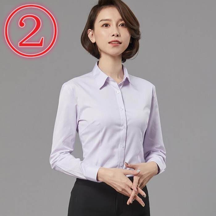 シンプル レディース シャツ ブラウス オフィス レディースシャツ 長袖 制服 事務服 就活 白 黒 シャツ オフィス スーツ インナー Ol 通勤 フォーマル トップス W Xlrm2122 ねこねこねこshop 通販 Yahoo ショッピング