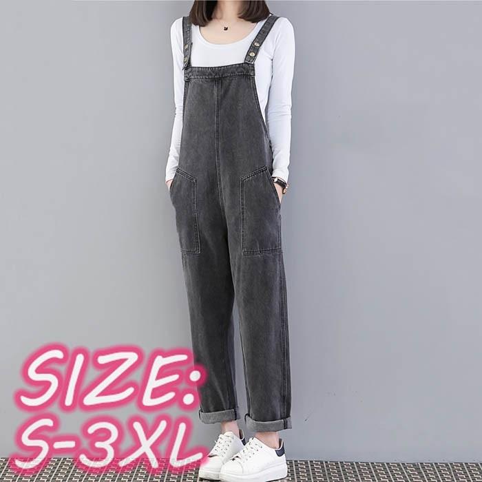 可愛い 美脚デニムパンツ レディース 大きいサイズ サロペット カジュアル デニムパンツ レディース オーバーオール ジーンズ オールインワン ジーパン 通学 W Xlrm2126 ねこねこねこshop 通販 Yahoo ショッピング