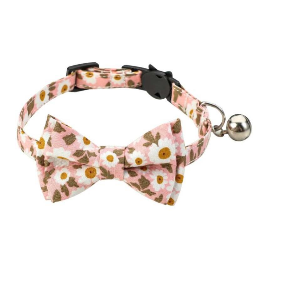 花柄の首輪 セーフティバックル 猫 ネコ 人気の製品