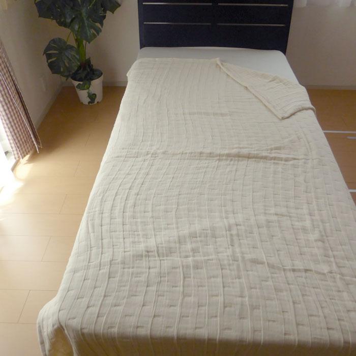 日本製 8重織 ガーゼケット シングル 140×200cm 綿100％ 8重ガーゼ