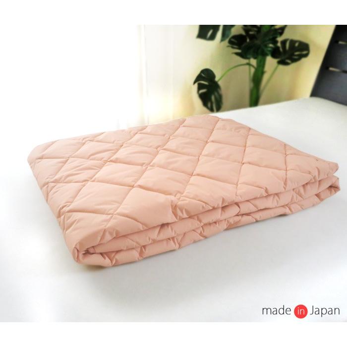防炎ベットパッド クィーン（160×200cm）No.46 しっかりキルト 1.3kg 防炎敷きパッド 軽量 洗える 日本製 ASO-2000SE 2422682_1