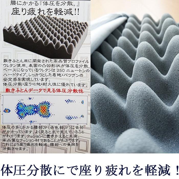 直径45cm厚さ15cm クッション 丸型 北欧 人気 綿100％ 日本製 おしゃれ 丸椅子 座布団 中身 ウレタン 北欧柄 かわいい フィンランド 丸 円形クッションの画像