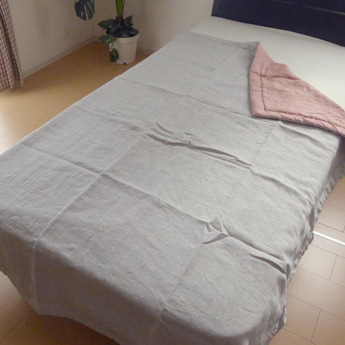 日本製 極涼 本麻 本麻近江ちぢみ シングル 135×185cm 近江産 麻100