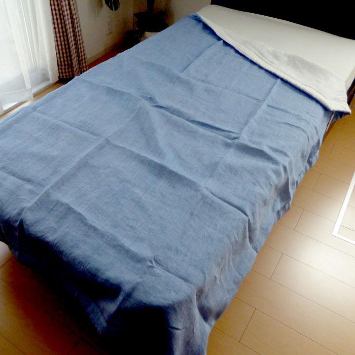 日本製 極涼 本麻 本麻近江ちぢみ シングル 135×185cm 近江産 麻100
