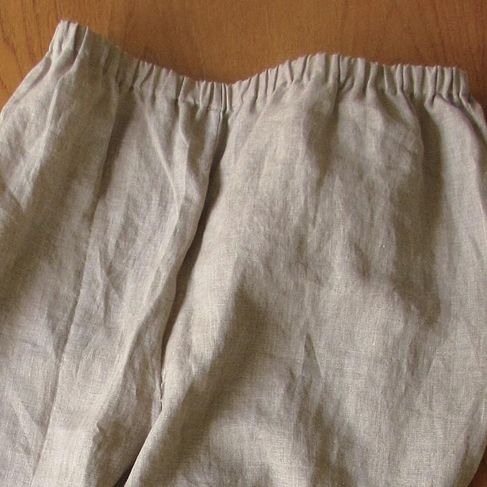 送料無料 パジャマ 夏 前開き 麻100％ 長そで 長ズボン 日本製 生成