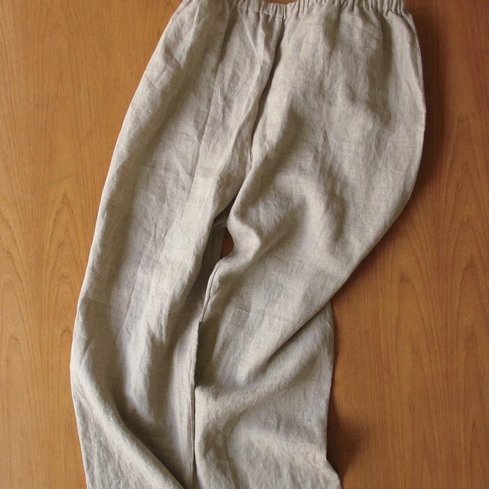 送料無料 パジャマ 夏 パジャマ 前開き 麻100％ 長そで 長ズボン 日本製 生成 NKP0022T 送料無料 パジャマ 夏 前開き 麻100％ 長そで 長ズボン 日本製 生成