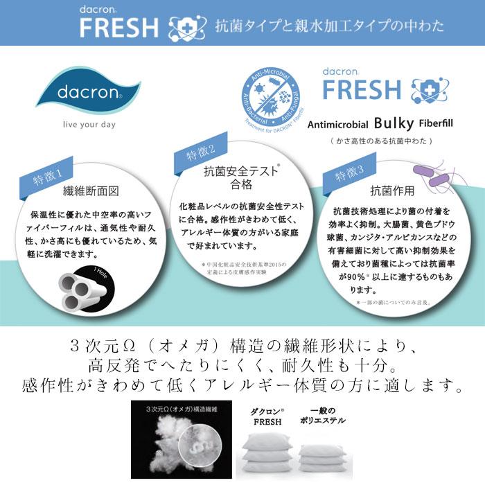 日本製 脱着 分割して洗える 敷き布団 シングル 100×210cm ダクロン Bulky Fiberfill No.13 敷ふとん インビスタ社_5