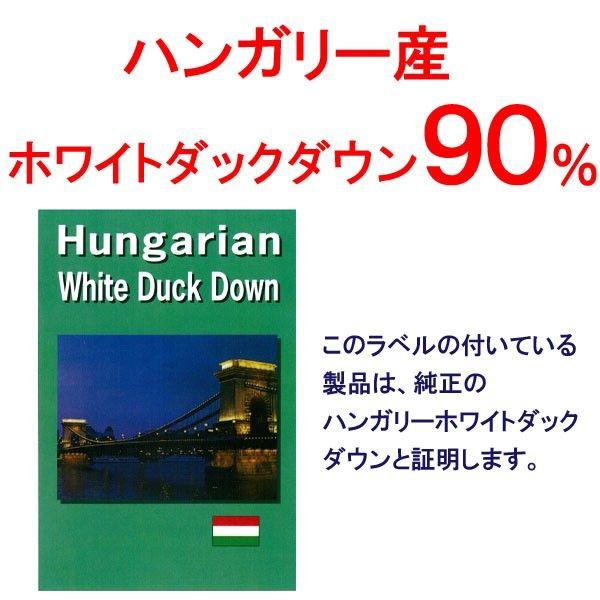 羽毛肌掛け布団 日本製 ダブル ハンガリー産ダウン90％ エクセルゴールド｜nekoronta｜03