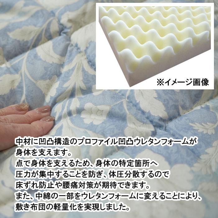 新品 防ダニ抗菌敷布団 防ダニ 日本製 防ダニ敷き布団 セミシングル 介護サイズ 90×190cm 抗菌