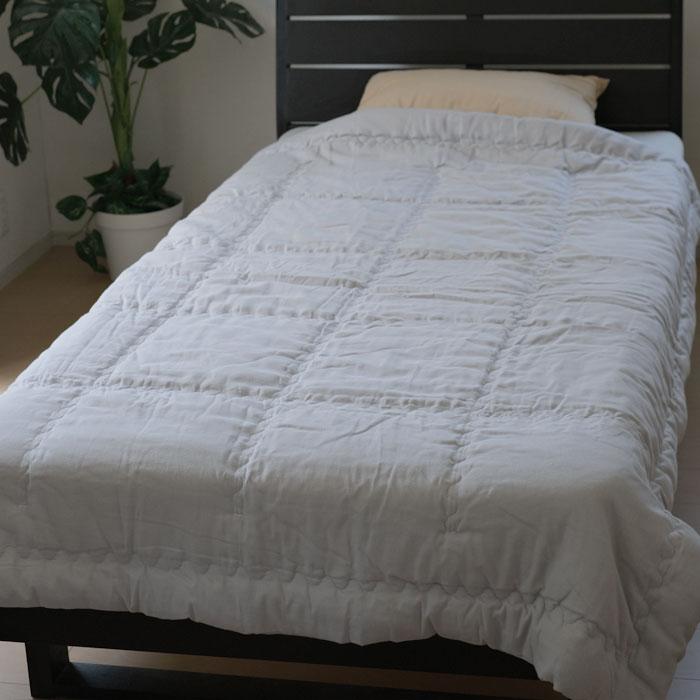 肌掛け布団 洗える綿100% 日本製 シングル 140×190cm 夏用 肌布団