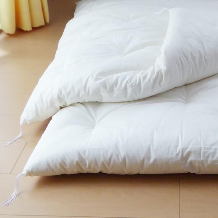 日本製 綿わたたっぷり お昼寝布団 掛け布団（カバー付きセット）105