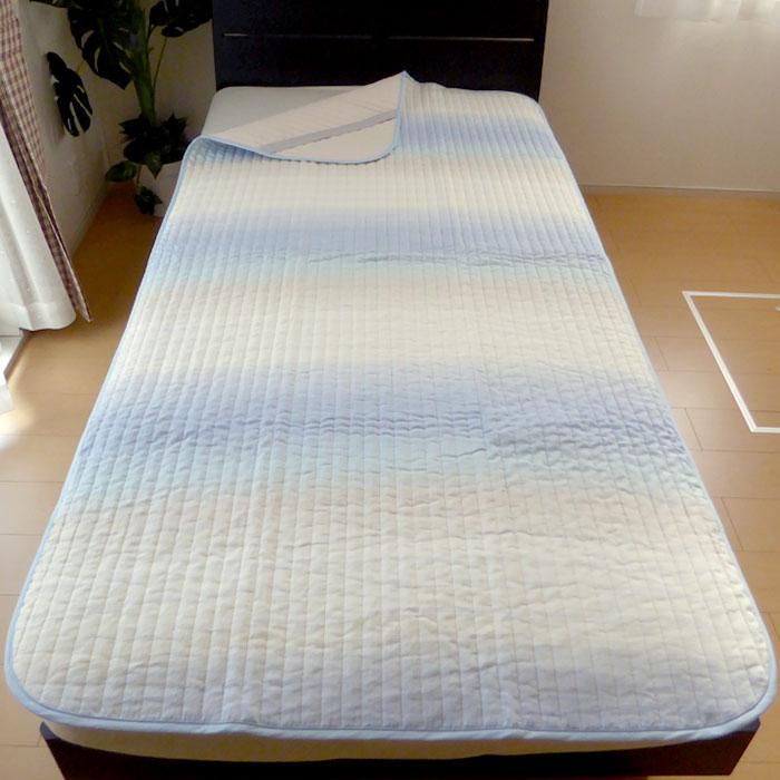 kinofu 日本製 季ノ布 西川 近江ちぢみ 敷きパッド シングル 100 kinofu 日本製 季ノ布 西川 近江ちぢみ 敷きパッド シングル 100