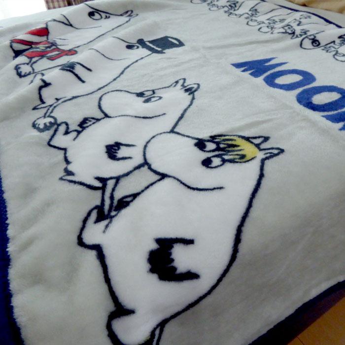 ムーミン ひざ掛け ブランケット マイヤー 70×100cm クォーターケット