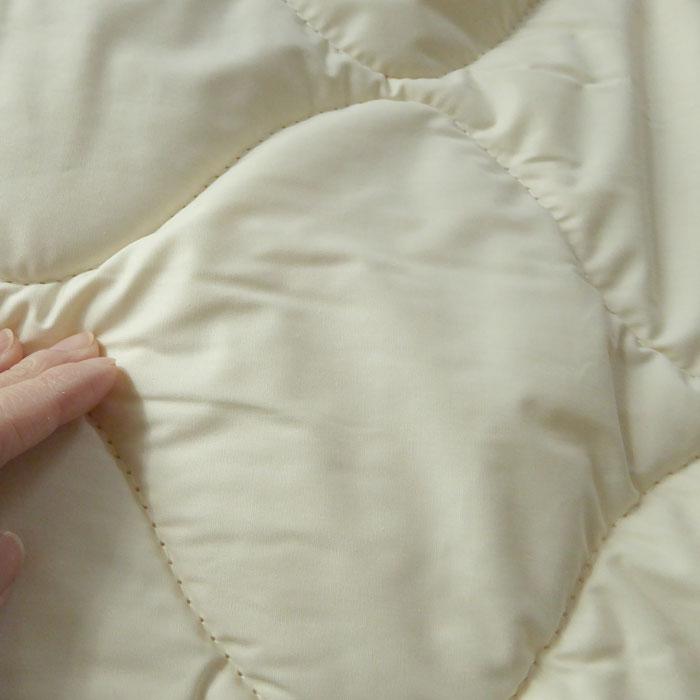 洗えるウール敷きパッド 未使用品 まるでムートン！ 洗える ウール敷きパッド 日本製 羊毛 敷きパッド毛