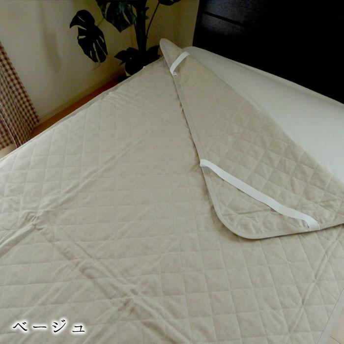 日本製 リネン 敷きパッド シングル 100×200cm 裏表両面使える リネン