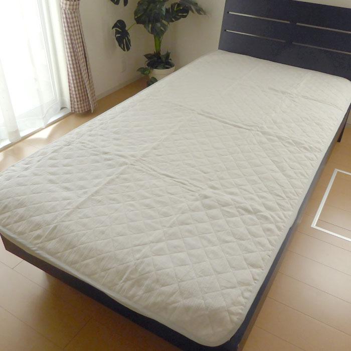 日本製 近江ちぢみ 敷きパッド シングル 100×200cm 麻 リネン ラミー 洗える ひんやり 涼しい 夏用 夏物 敷パッド 敷パット 丸洗い 滋賀麻 TNF-PDRC-S_10