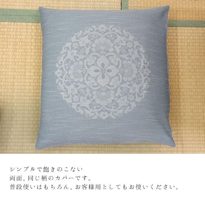 【未使用】高級ちぢみ座布団５枚セット Amazon.co.jp: 座布団カバー 5枚組み 高島ちぢみ 55x59cm 銘仙判